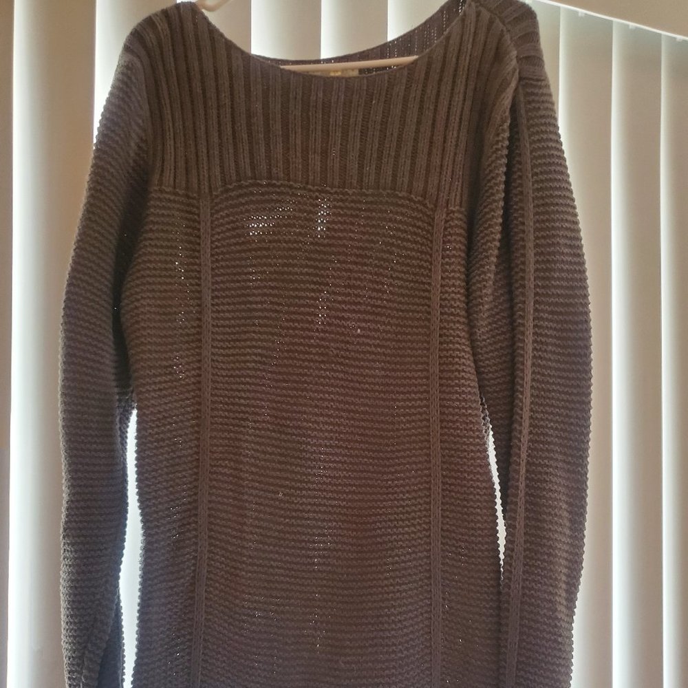 Women's Slate Gray Tunic Sweater